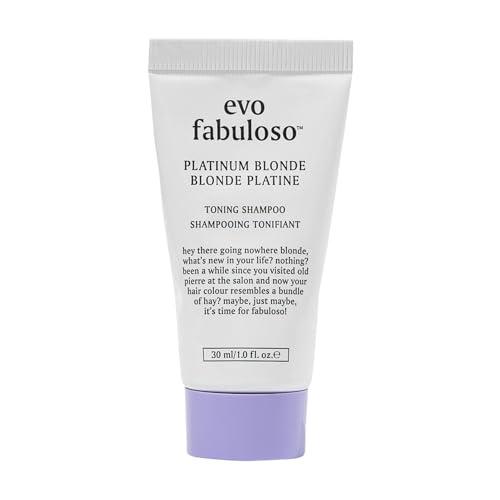 EVO Fabuloso Platinum Blonde Toning Shampoo 30ml
