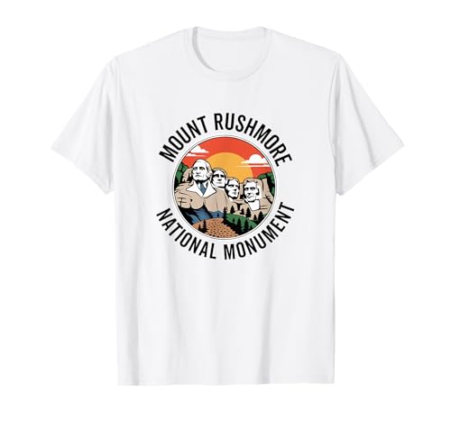 Mount Rushmore National Monument South Dakota US Presidents T-Shirt
