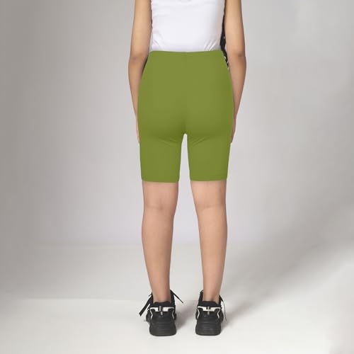 Image of KYDA KIDS Anti Bacterial Under Skirt Shorts for Girls - Under Dress Uniform Shorts & Stretchable Shorties Tights for Girls