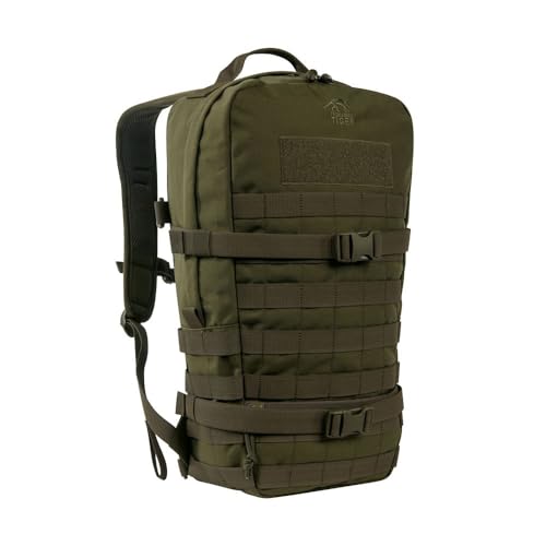 Tasmanian Tiger TT Essential Pack L MKII Molle Kompatibler 15L Daypack Outdoor Rucksack (Oliv)