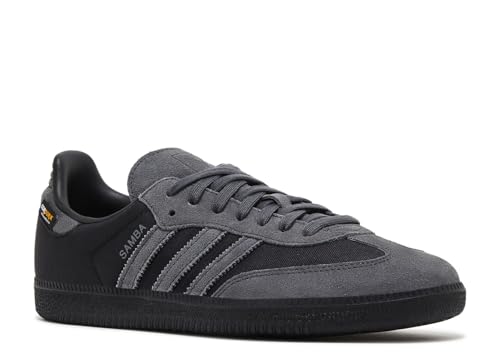 adidas Originals Men's Samba OG Shoes, Core Black/Grey Six/Core Black, 5