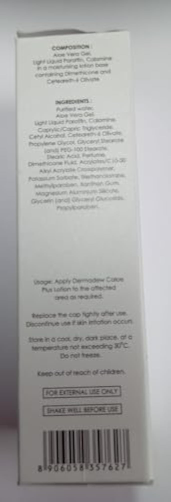 Derma Dew Caloe Plus Lotion, 100 ml