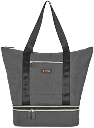 Biaggi CARRY CUBE TOTE - Versatile Travel Tote with Detachable Zipcube and Trolley Sleeve - Your Ultimate Travel Companion
