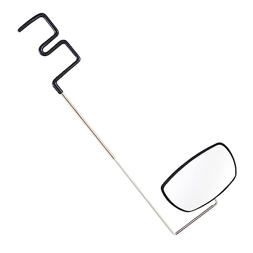 MOLUCKFU 自転車ミラー ポータブルサイクリングミラー 調節可能なライディング バイクヘルメットミラー ライディングミラー ヘルメットの供給 プロのヘルメットミラー Abs Black