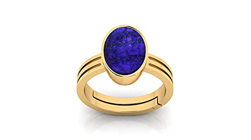 Bague en lapis lazuli ajustable : finis les problèmes de taille avec cette gemme 7,25 ct