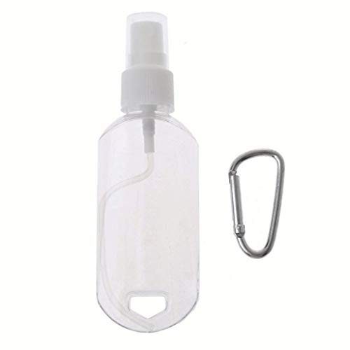 Preisvergleich Produktbild 10pcs Sprühflaschen, 30ml / 50ml leeren feinen Nebel-Plastikreise Zerstäuberflasche mit dem Schlüsselring, verwendet for kosmetische nachfüllbare Flüssigkeitsbehälter ( Color : White , Size : 30ml )