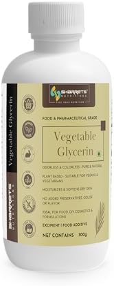 Sharrets Vegetable Glycerin 300g, Pure. USP, Food-Grade, Versatile