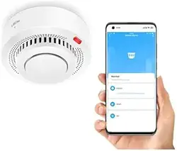 Sensor Fumaça Alarme Sonoro Detector Wi-fi Celular