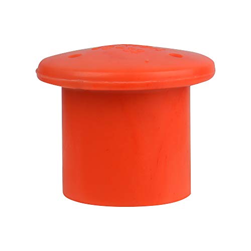 Image of Plastic Rebar Cap Ak-Rc20 Polymer, Pack Of 50, Orange