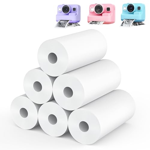 Kids Camera Instant Photo Printing Paper Roll (6 Rolls)