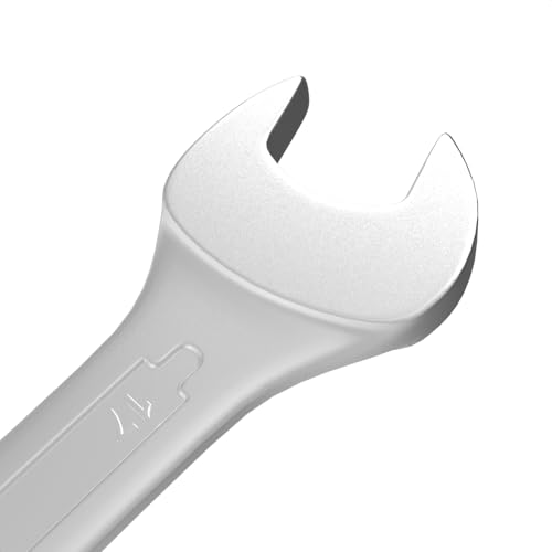 Image of Groz Combination Spanner 17 mm, Length 210 mm | DIN 3113 Standards | Chrome Vanadium, Matt Satin Chrome Combination Wrench Tool | CSP /DIN /17G