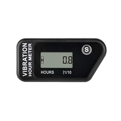 ZHELIOSMX Waterproof Motorcycle Motocross Wireless Vibration Hour Meter