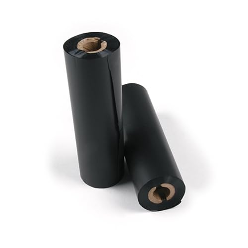 HellermannTyton TT100OUTSM Thermal Transfer Ribbon, 100 Resin, 4.33" X 242', .50" Core, Black