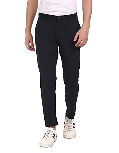 Image of Ruggers Men's Regular Casual Pants (RGCTRME20026N01 Navy 30)