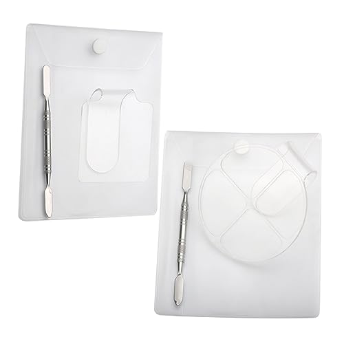 IWOWHERO Crylic Makeup Manicure Palette Set 2 Styles Comfortable for Diy Nail Dec