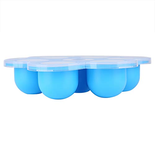 Contenedor Silicona para Huevos con Tapa Azul miniatura 6