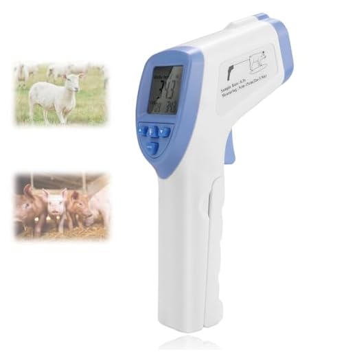 Termómetro digital para mascotas, termómetro para perros, termómetro infrarrojo veterinario de alta precisión, termómetro para animales, suministros para ganado, cerdos, ovejas, caballos, perros, anim