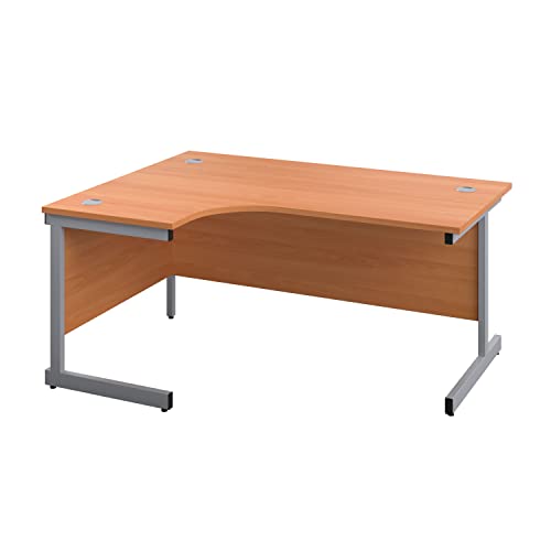 Office Hippo Heavy Duty Office Desk, Left Corner Desk, Strong & Reliable Workstation, Office Table...