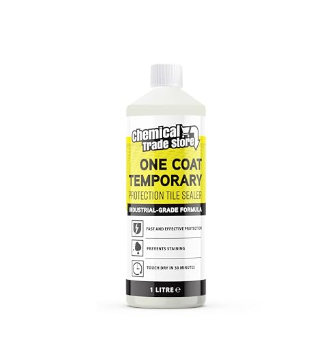 Chemical Trade Store - Temporary Protection Tile Sealer | Impregnator for all Natural Stone Floor Tiles - 1 Litre