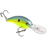 Strike King (HC5-538) Promodel Crankbait S5 Fishing Lure, Chartreuse Sexy Shad, 5/8 oz, 2 Degree Diving Plane