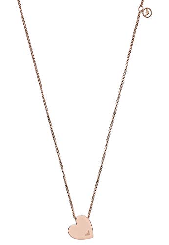 Preisvergleich Produktbild Emporio Armani EGS2673221 Damen Collier Herz Edelstahl Rose 55 cm