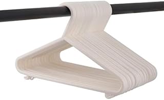 ALAYSTAR Pack of 40 Nursery Plastic White Hangers  Extra Storage for Children Kids Toddlers Coat Clothes Nonslip Hangers