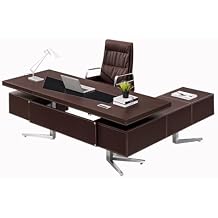 L Shaped Home Office Desks with LED Lights, Writing Gaming Desk with Storage Shelves Outlets USB Large Work Laptop Stand for Desk