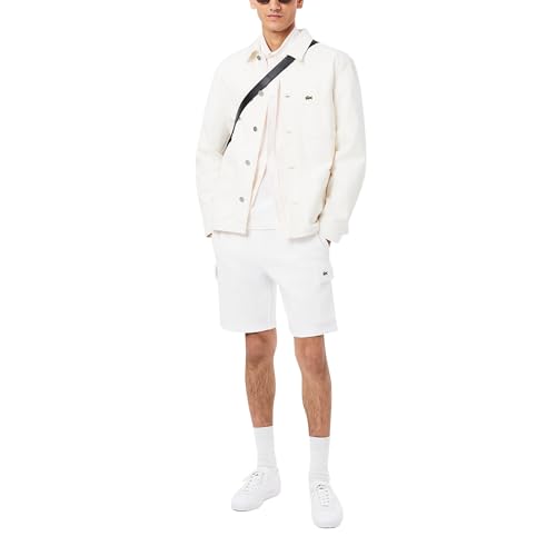 Image of Lacoste Men's Cotton Fleece Cargo Shorts