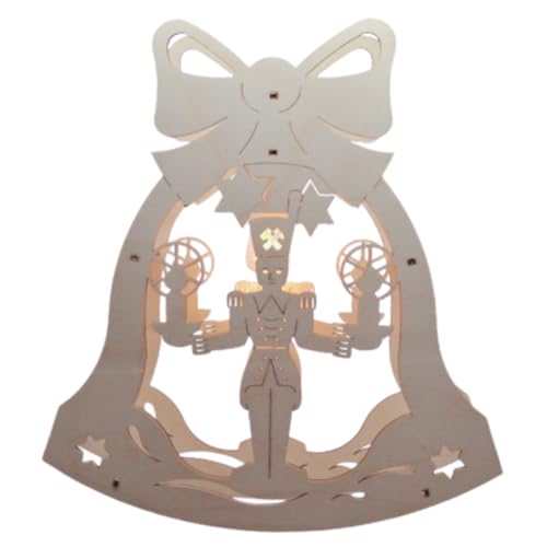 Erzwelt - Fensterbild mit Beleuchtung – Weihnachtsbeleuchtung aus...