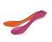 Light My Fire BPA-Free Tritan Large Serving Spork, 2-Pack, Fuchsia/Orange