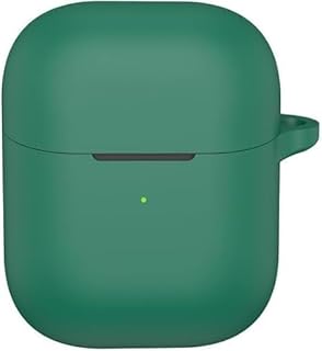 Next Store Silicone Case Compatible with Oraimo Freebuds Neo OTW-330S, Soft Shockproof Protection with Carabiner to Hold Your Earbuds Safely and Style Daily (Green)