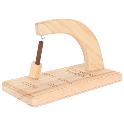 Tomador de Decisões Magnético de Madeira Seletor Oscilante de Carvalho Requintado para Decisões Rápi