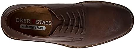 Deer Stags Men's Benjamin Oxford, Brown, 11 Wide Review | Image 4