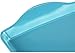 Reston Lloyd Melamine Plastic Tidbit Tray, BPA-Free, Food Safe, Multipurpose Platter Serving Tray, Bathroom/Table Organizer, Turquoise