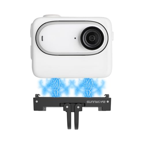 SHEAWA Magnetischer Schnellspanner-Adapter mit 1/4-Zoll-Schraubenloch für Insta360 GO 3 Sportkamera-Zubehör