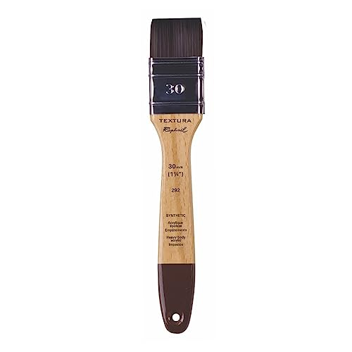 Raphael Textura 292 Acrylic Brush, Flat, 30, Natural