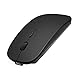 Ratón Inalámbrico Bluetooth Compatible con Laptop/Macbook/iPad/iPhone (iOS 13.1.2 y Posterior)/PC/Computer/Android Mini Ratón Silencioso Recargable para Windows/Linux/Mac 3DPI Ajustable Bluetooth4.0