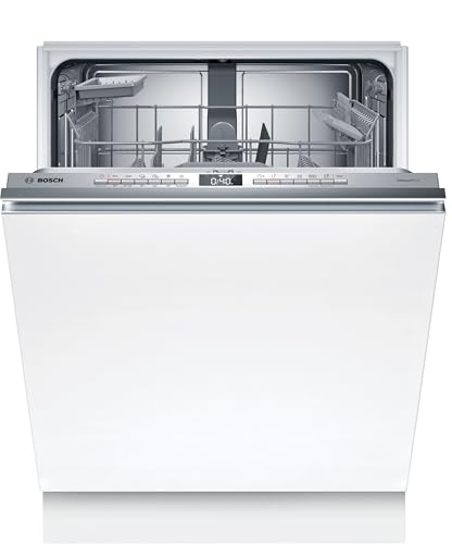Bosch SMV4EBX28E, Serie 4, Smarter Geschirrspüler Vollintegriert 60 cm, Besteckkorb, Spülmaschine Made in Germany, besonders leise, Extra Trocknen, SpeedPerfect+, Programmassistent, Efficient Dry