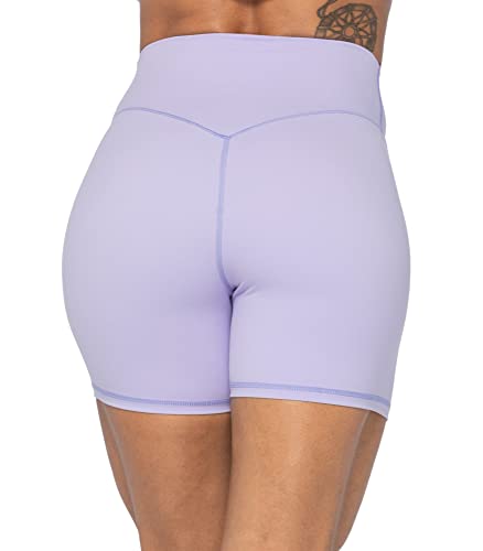 Image of Sunzel No Front Seam High Waist Biker Shorts for Women, Squat Proof Yoga Workout Gym Bike Shorts | 3, 5 Or 8-Inch Inseam, High Waisted, Tummy Control, No Front Seam, Buttery Soft, Compression Fit, Squat Proof