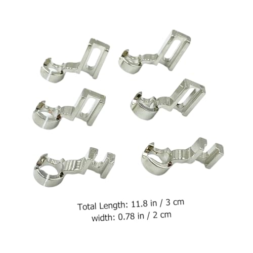 Set de 6 pies para máquina de coser accesorio silver miniatura 2