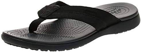 Crocs Santa Cruz Leather Flip M, Mens 