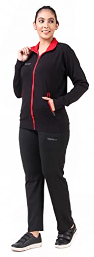 Image of Tempest Women's Stylish Ultra Strechable Lycra Sports Athletic Gym Running Sports Track Suit | Women's Yoga Track Suit Pants, Joggers, Gym, Active Lower Wear ll (2 Piece Set)