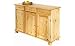Produktbild Inter Link  Landhausstil Kommode  Sideboard  Sideboard Buffet  Landhausstil  Beistellschrank - Kiefer massiv  3 Türen  3 Schubladen  Natur lackiert - Abaco