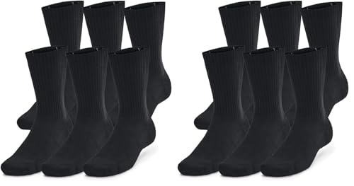 Image of Under Armour Training Cotton Crew Socks 3-Pack
