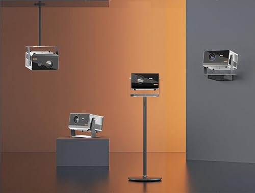 Image of TOPTRO 1St Android 12, 270 Rotatable, Auto Focus & Hdmi Arc Toptro Q9 Max 1080P Native Resolution Projector for Home 4K Support, 11000L Auto Keystone 5G WiFi Bt, YouTube Netflix Prime Hotstar,Grey