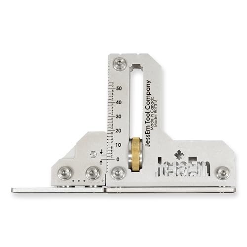 Image of JessEm 07316 14 Gauge Stainless Steel Tool Setting Gauge - Metric - Small