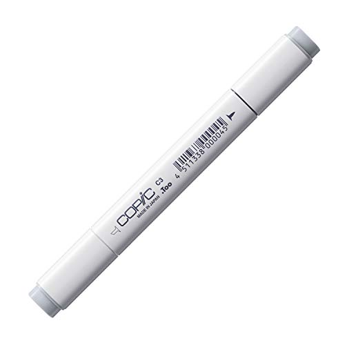 Copic Marker with Replaceable Nib, C3-Copic, Cool Gray