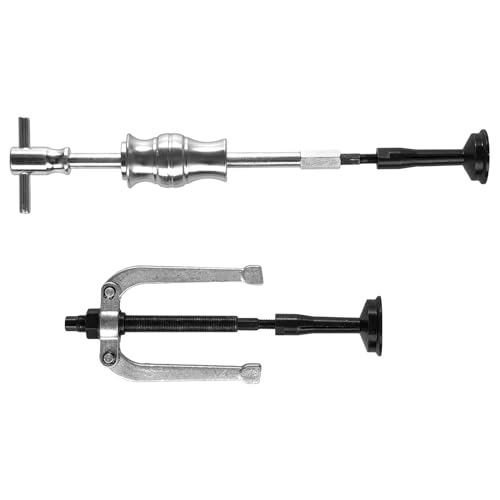 VEVOR 16-teilige Lagerabzieher Innenlager Abzieher Sackloch-Spannzangen-Lagerring- und Dichtungsabzieher-Ausziehsatz, Gleithammer-Piloteinsatz-Werkzeugsatz zum Entfernen des Innenlagers