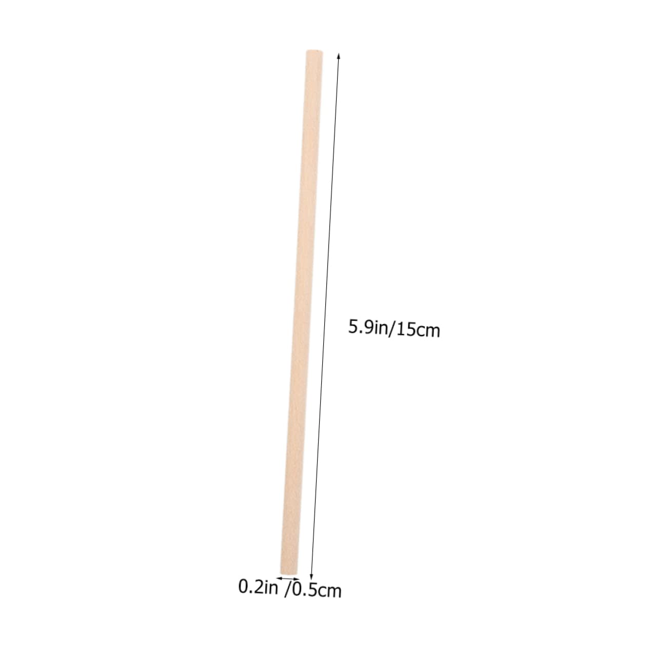 jojofuny Educational Musical Toys for Boys and Girls 50pcs Wooden Rhythm Sticks Natural Sticks