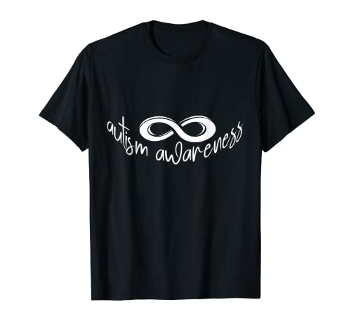 Sensibilisation à l'autisme avec symbole blanc de l'autisme T-Shirt